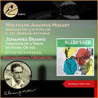 Wolfgang Amadeus Mozart: Serenade No. 6 in D Major, K. 239 'Serenata notturna' - Johannes Brahms: Variations on a Theme of Haydn, Op. 56a