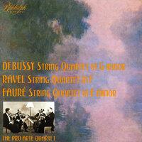 Debussy, Ravel & Fauré: String Quartets