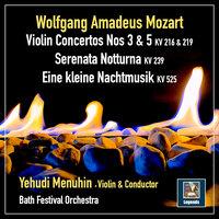 Mozart: Violin Concertos Nos. 3 & 5 and Serenades, KV 239 & KV 525
