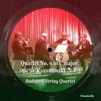 Quartet No. 9 in C major, Op. 59 'Razumovsky' No. 3