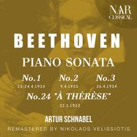 BEETHOVEN: PIANO SONATA No.1, No.2,  No.3, No.24 "À THÉRÈSE