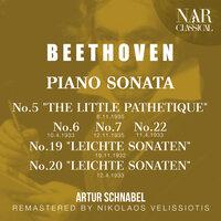 BEETHOVEN: PIANO SONATA No.5  "THE LITTLE PATHETIQUE", No.6, No.7, No.19 "LEICHTE SONATEN", No.20, No.22