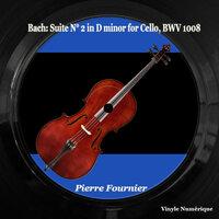 Bach: Suite N° 2 in D Minor for Cello