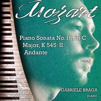Piano Sonata No. 16, in C Major, K. 545: II. Andante