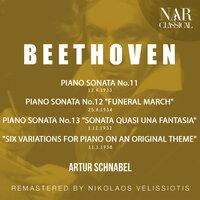 BEETHOVEN: PIANO SONATA No.11, PIANO SONATA No.12 "FUNERAL MARCH", PIANO SONATA No.13 "SONATA QUASI UNA FANTASIA", "SIX VARIATIONS FOR PIANO ON AN ORIGINAL THEME"