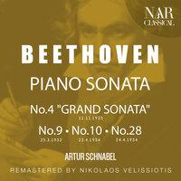 BEETHOVEN: PIANO SONATA No.4 "GRAND SONATA", No.9, No.10, No.28
