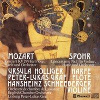 Mozart: Konzert KV 299 für Flöte, Harfe und Orchester / Spohr: Concertante Nr. I für Violine, Harfe und Orchester