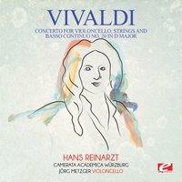 Vivaldi: Concerto for Violoncello, Strings and Basso Continuo No. 20 in D Major, RV 404