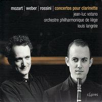 Concertos pour clarinette By Mozart, Weber, & Rossini