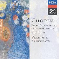 Chopin: Piano Sonatas Nos. 1 - 3; 24 Etudes; Fantaisie in F minor