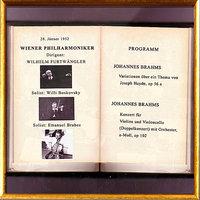 Vienna Philharmonic Orchestra / Wiener Philharmoniker - Joseph Haydn: Variationen über ein Thema, op. 56a; Johannes Brahms: Dopp