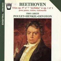 Beethoven : Trios, Op. 97, No. 7 "Archiduc" & Op. 1, No. 1 pour piano, violon & violoncelle