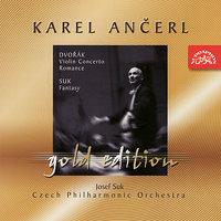 Ančerl Gold Edition 8 Dvořák: Violin Concerto, Romance, Suk: Violin Fantasy / Suk, Czech PO, Ančerl