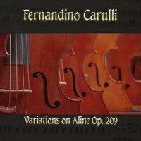 Fernandino Carulli: Variations on Aline, Op. 209