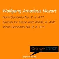 Orange Edition - Mozart: Horn Concerto No. 2, K. 417 & Violin Concerto No. 2, K. 211
