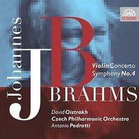 Brahms: Concerto for Violin and Orchestra in D major, Symphony No. 4 in E minor