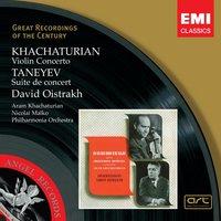 Khachaturian: Violin Concerto, Taneyev: Suite de concert