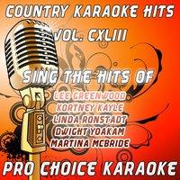 Country Karaoke Hits, Vol. 143