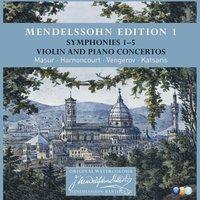 Mendelssohn: Edition Vol. 1. Symphonies Nos. 1 - 5, Violin & Piano Concertos