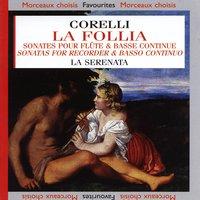 Corelli : La Follia - Sonates pour flûtes à bec & basse continue