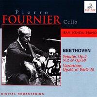 Pierre Fournier, cello • Jean Fonda, piano : Ludwig van Beethoven