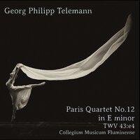 G. Ph. Telemann: Paris Quartet No.12 in E Minor, TWV 43:e4