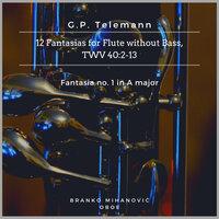 Telemann: 12 Fantasias for Solo Flute Without Bass