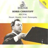 Boris Christoff • Recital: Mozart • Rossini • Verdi • Mussorgsky
