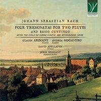 Johann Sebastian Bach: Four Triosonatas for Two Flutes and Basso Continuo