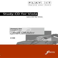 Play It - Study-Cd for Viola: Joseph Schubert, Konzert C-Dur, C Major / C-Dur
