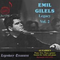 Emil Gilels Legacy, Vol. 2: Alyabyev
