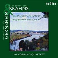 Johannes Brahms: String Quartet in C Minor, Op. 51, No.1 - Friedrich Gernsheim: String Quartet in A Minor, Op. 31