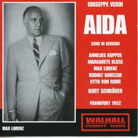 Verdi: Aïda (Sung in German) [Recorded 1952]