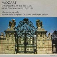 Mozart. Symphony No. 39, in E flat, K.543. Violin Concerto No. 4, in D, K.218