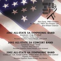 2002 Texas Music Educators Association (TMEA): All-State 5A Symphonic Band, All-State 5A Concert Band & All-State 4A Symphonic Band
