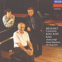 Mozart: Piano Concerto No.20; Concerto for 2 Pianos; Concerto for 3 Pianos