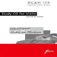 Play It - Study-Cd for Violin: Ludwig Van Beethoven, Sonate Frühlingssonate, F Major / F-Dur, Op. 24