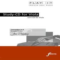 Play It - Study-Cd for Viola: Jiri Mokry, Concertino in G, G Major / G-Dur