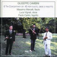 Cambini: 6 Trii Concertanti Op. 45 per flauto, oboe e fagotto