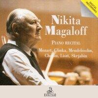 Nikita Magaloff • Piano Recital : Mendelssohn • Mozart • Liszt • Scriabin • Chopin • Glinka