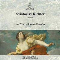 Sviatoslav Richter, piano : Weber • Brahms • Prokofiev