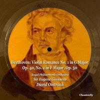 Beethoven: Violin Romance No. 1 in G Major, Op. 40, No. 2 in F Major, Op. 50