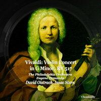 Vivaldi: Violin Concerto in G Minor, Rv 517