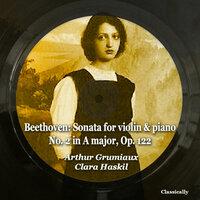 Beethoven: Sonata for Violin & Piano No. 2 in a Major, Op. 122