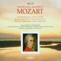 Wolfgang Amadeus Mozart: Klarinettenkonzert, Klavierkonzert No. 21, Eine kleine Nachtmusik
