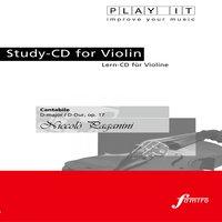 Play It - Study-Cd for Violin: Niccolò Paganini, Cantabile, D Major / D-Dur, Op. 17