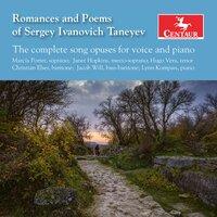Taneyev: Romances & Poems for Voice & Piano