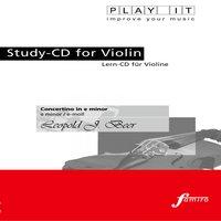 Play It - Study-Cd for Violin: Leopold J. Beer, Concertino in E Minor, Op. 47, E Minor / E-Moll