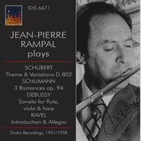 Jean-Pierre Rampal Plays Schubert, Schumann & Debussy (Studio Recordings 1951, 1955 & 1958)