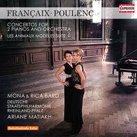 Françaix: Concerto for 2 Pianos - Poulenc: Les animaux modèles & Concerto for 2 Pianos in D Minor